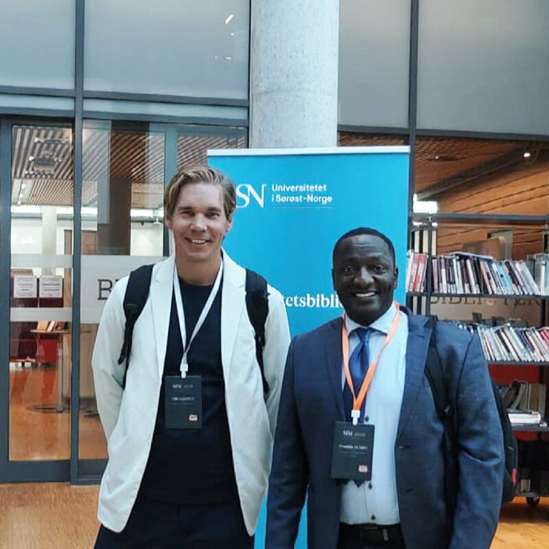 Ville Lehtelä and Franklin Nyairo.