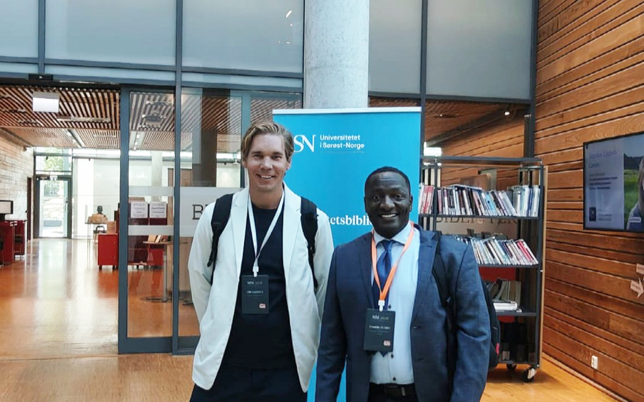 Ville Lehtelä and Franklin Nyairo.